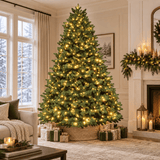 Princess Pine Pre-Lit Christmas Tree (2.4m)