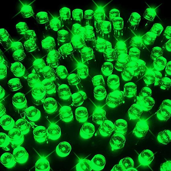 LED Fairy Lights Green (20m) - View 1