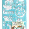 Plastic Snow Spray Stencil Asst - View 1