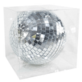 Silver Mirror Bauble (20cm) - View 1
