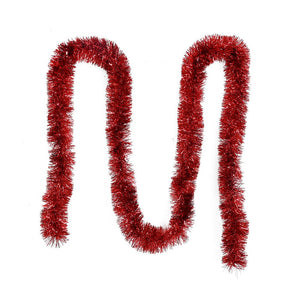 Fine Cut Red Tinsel (3m) - View 3
