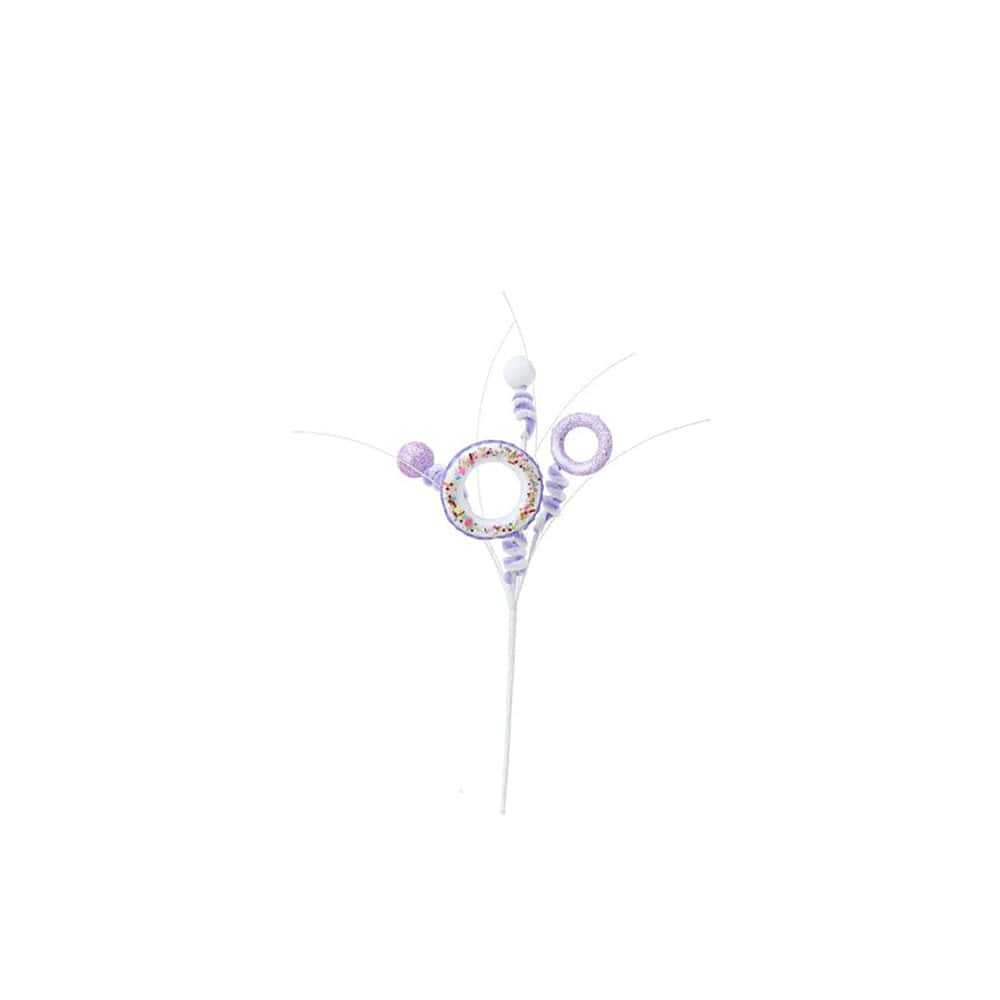 Donut Pastel Curly Pick Asst (35cm)