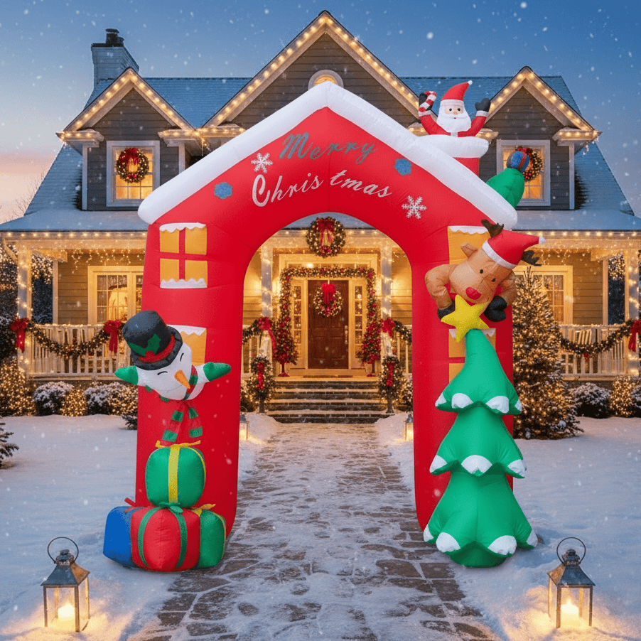 Inflatable Christmas Tree Arch - View 1