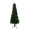 Fibre Optic Tree with 3D Stars LED Warm White (1.8m) - View 1