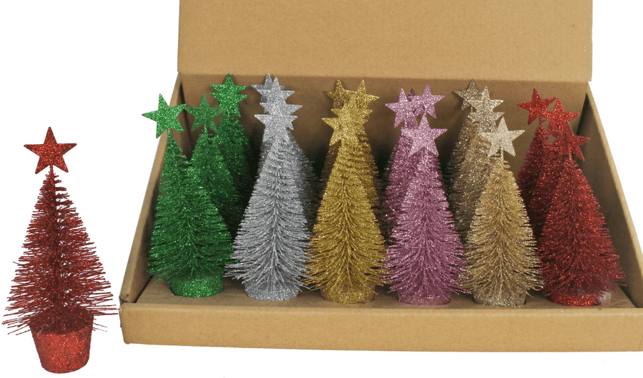 Glitter Tree Rainbow Mix (14.5cm)