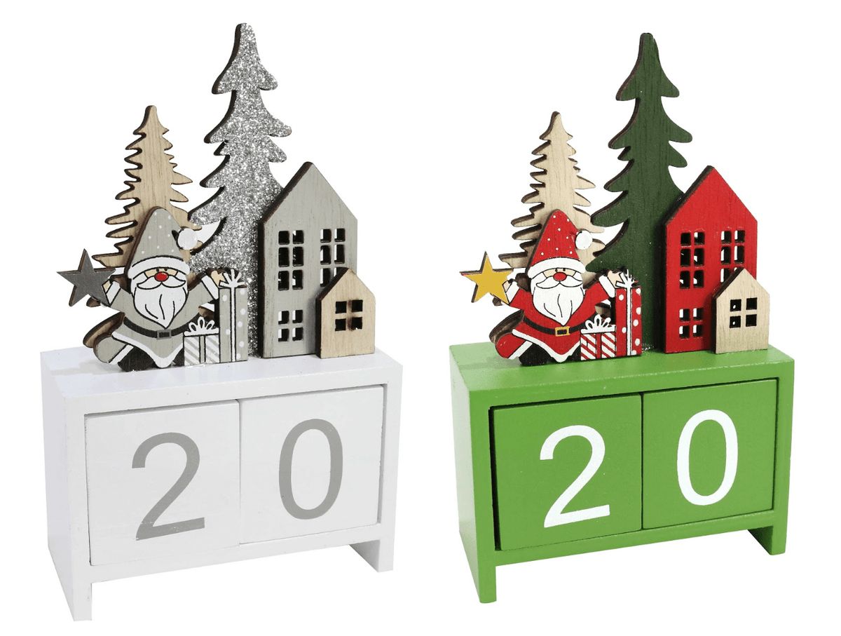 Countdown Santa Deco 2 Asst