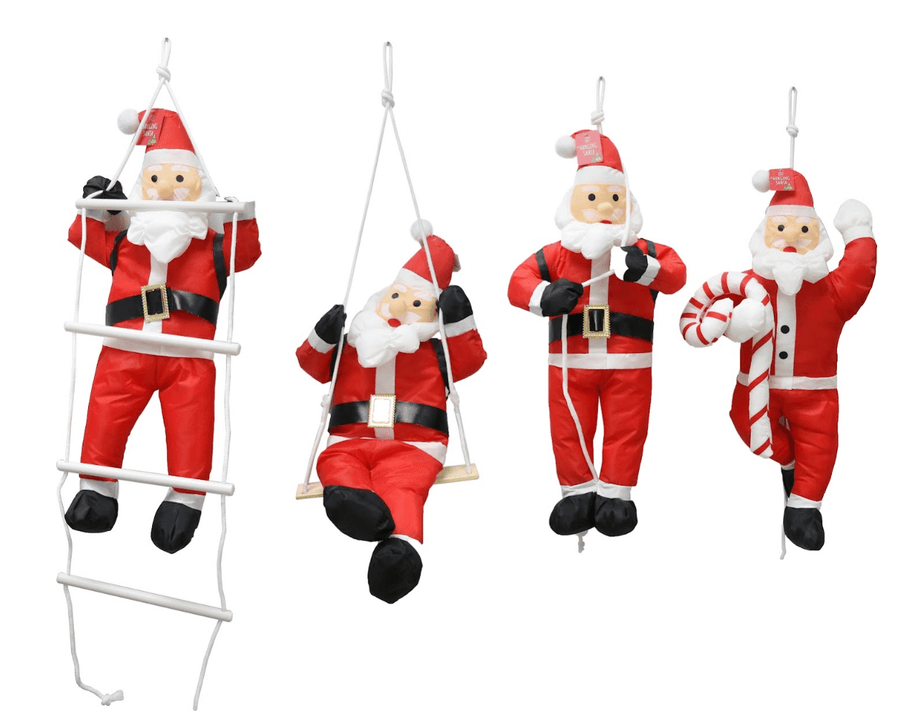 Nylon Santa Asst (60cm)