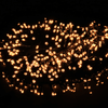 600 LED Fairy Lights in Tub with Timer Vintage Gold