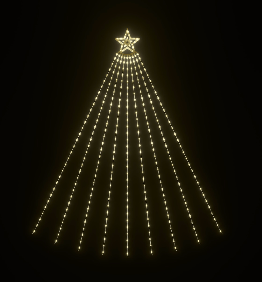 Red-Green-Blue Lightshow Strand Star (3.6m)