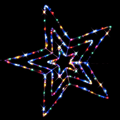 LED Solar Flashing Tubelight 3D Star Multicolour