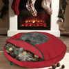 Christmas Wreath Round Storage Bag