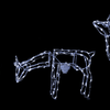 LED Animated Reindeer Family (3pc)