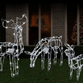 LED Animated Reindeer Family (3pc)