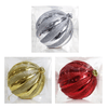 Fluted Glitter Bauble  (15cm)