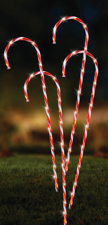 Giant Candy Cane path Lights