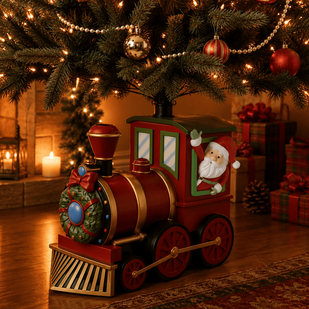 Santa Train Tree Base