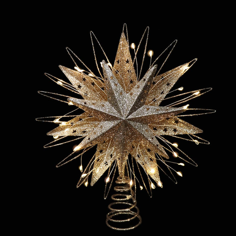 B/O Brilliant Silver Star Topper