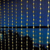 LED Warm White Waterfall Curtain (1.2x2m)