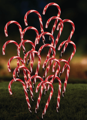 LED Candy Canes Path Poles (20pk) - View 6