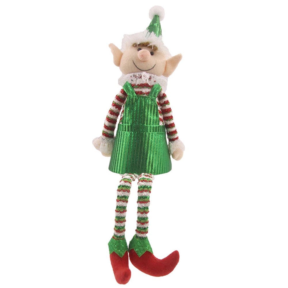 Elf with Dangly Legs 2 Asst (39cm)