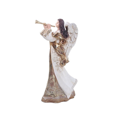 Gold Resin Regal Angel (30cm)