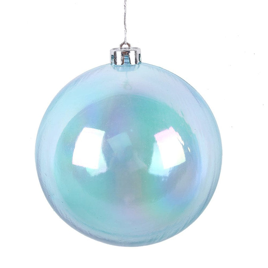 Pink or Blue Iridescent Bauble 2 Asst (15cm)