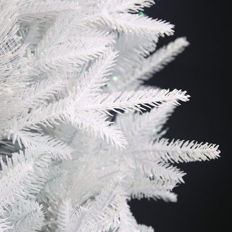 White Snow Capped Christmas Tree 1228 Tips 7ft (210cm)