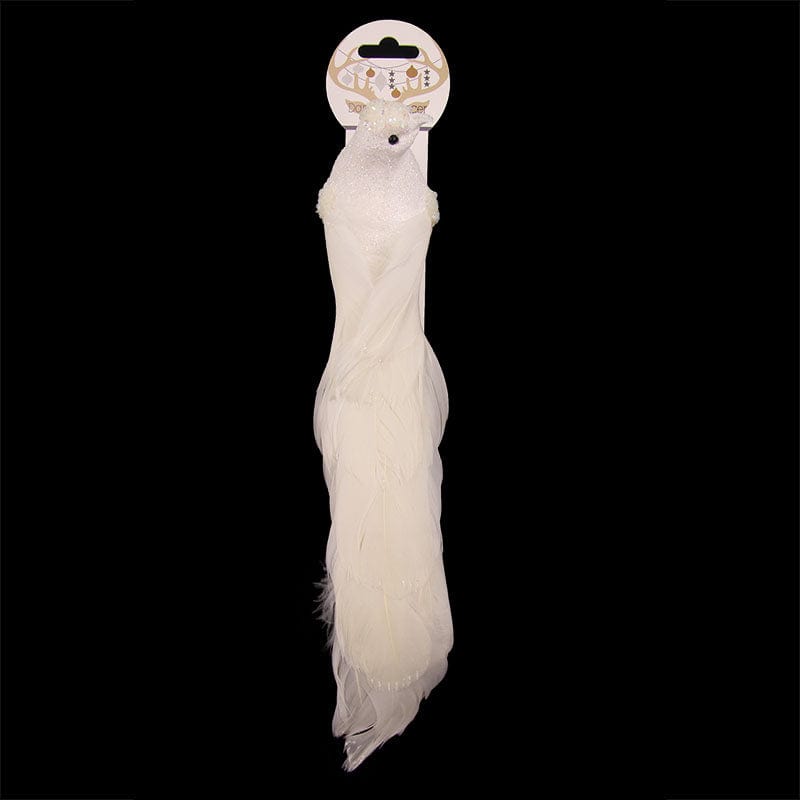 White Bird with Clip (30cm)