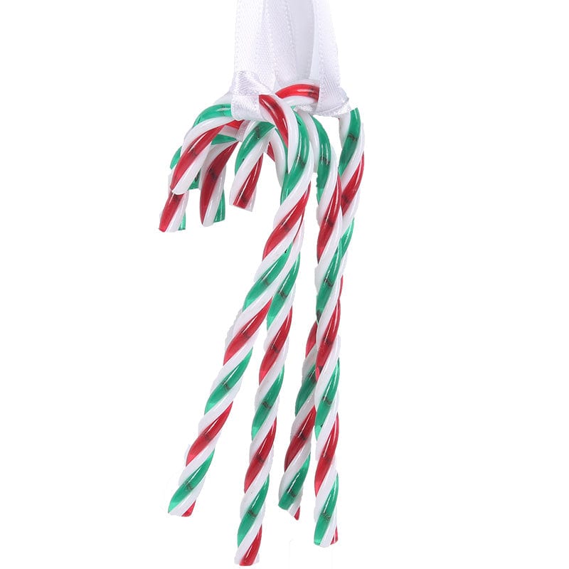 Candy Cane Tree Ornament 4pc (12cm)