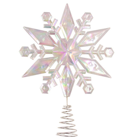Irridecent Snowflake Tree Topper (23cm)
