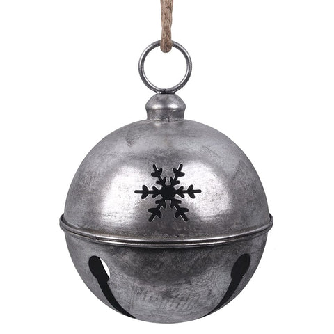 Antique Silver Metal Bell (24cm)