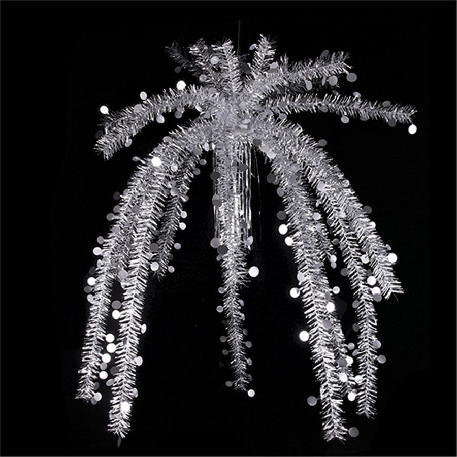 Tinsel Fountain 3 Asst R/W/S ( 90cm)