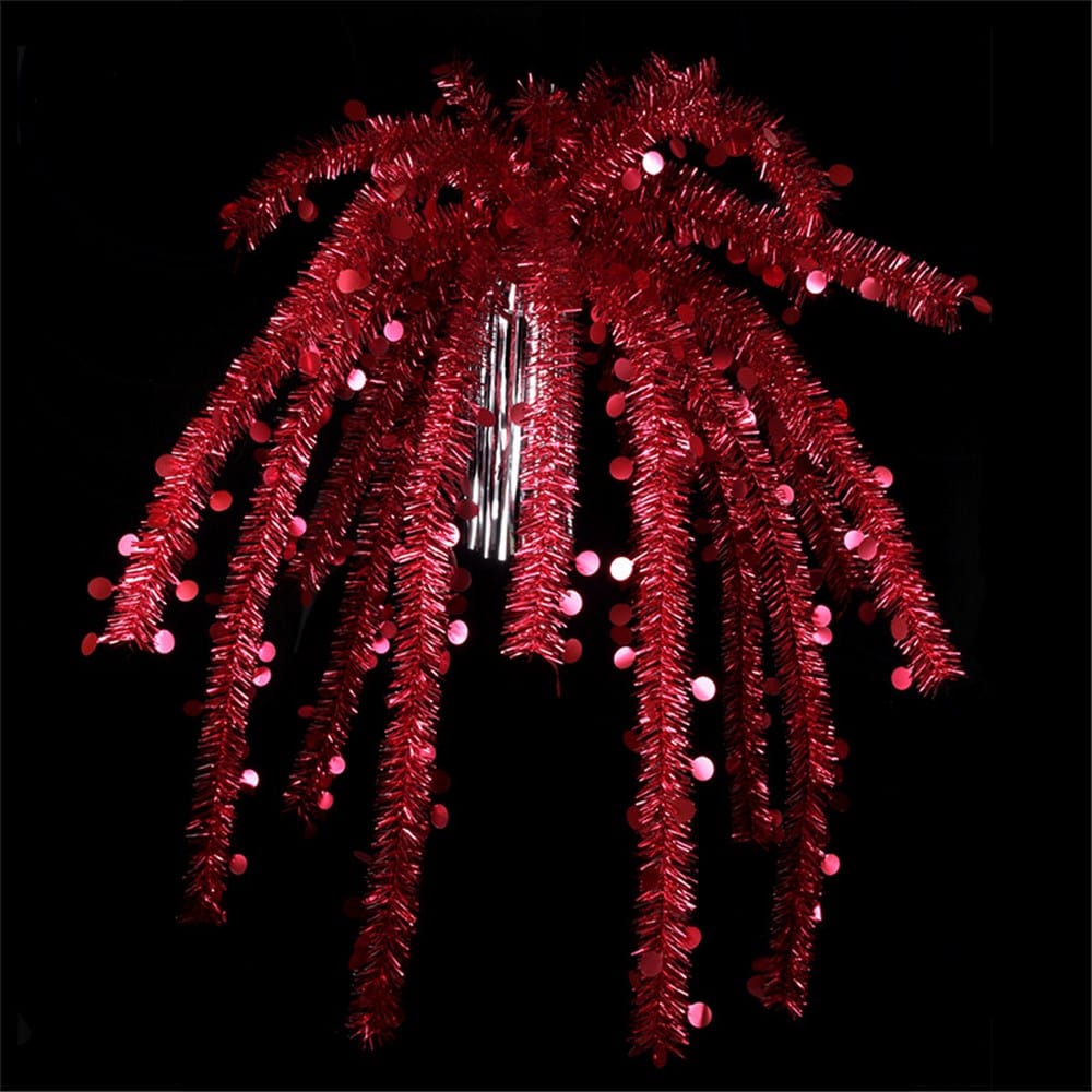 Tinsel Fountain 3 Asst R/W/S ( 90cm)