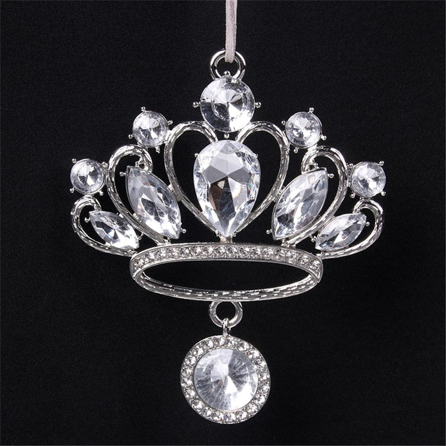 Crystal Crown Tree Ornament (11cm)
