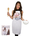 White Christmas Apron