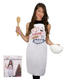 White Christmas Apron