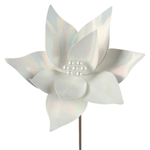 Iridescent Poinsettia Stem (50cm)