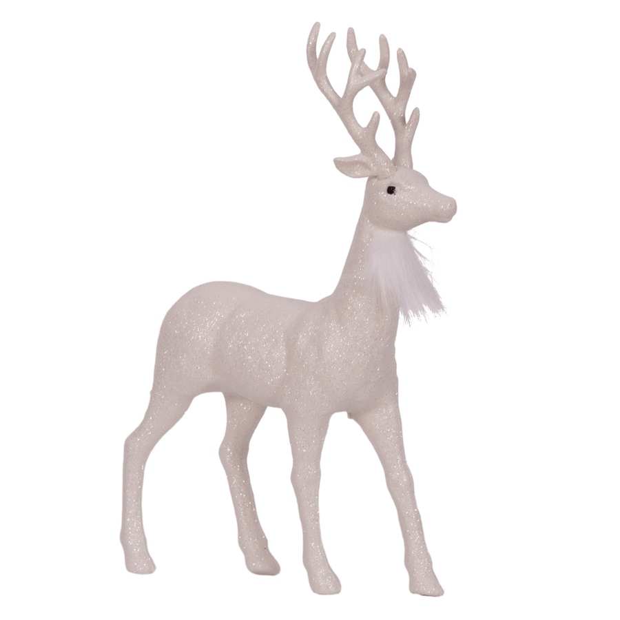 White Glitter Reindeer