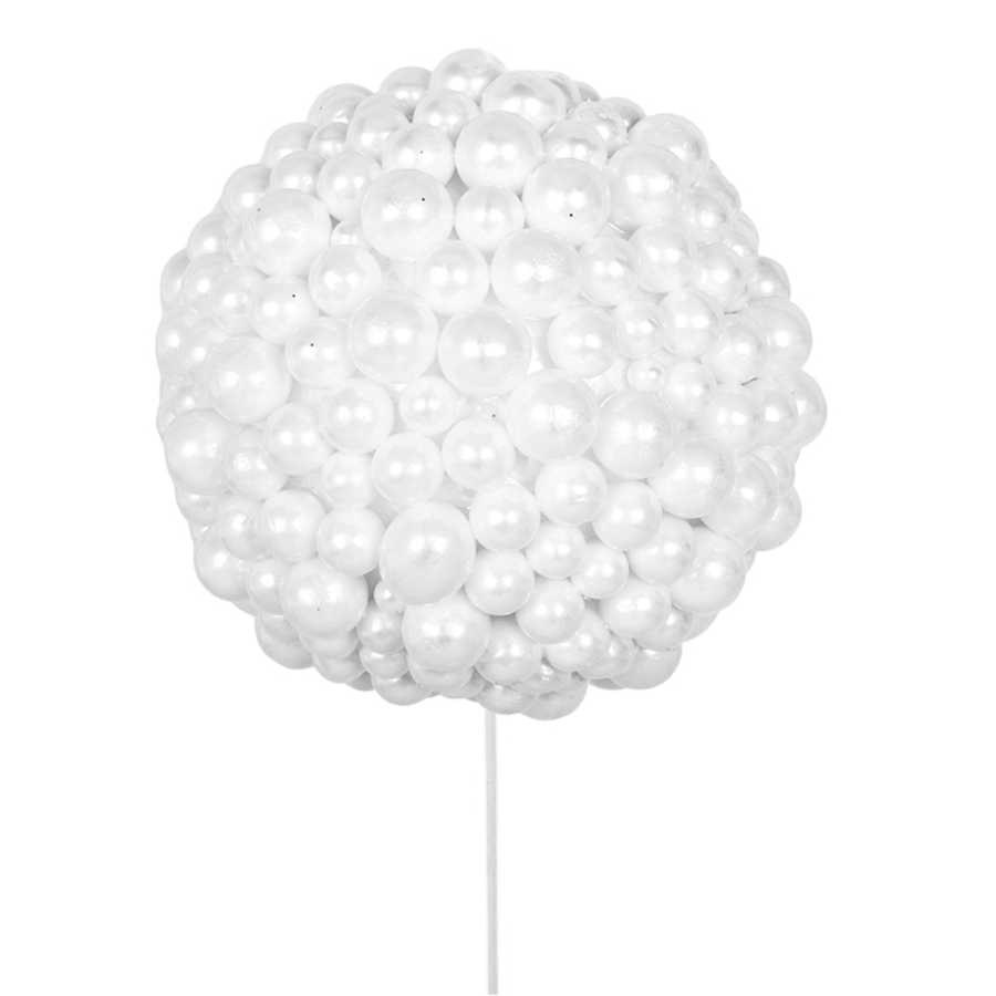 12cm Pearl Bauble Pick (30cm)