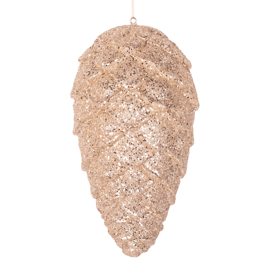 Champagne Pinecone Ornament (28cm)