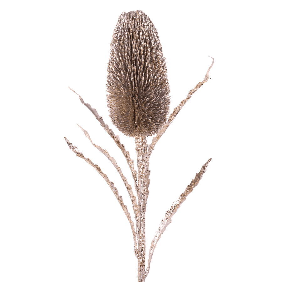 Silver Bottle Brush Stem (71cm)