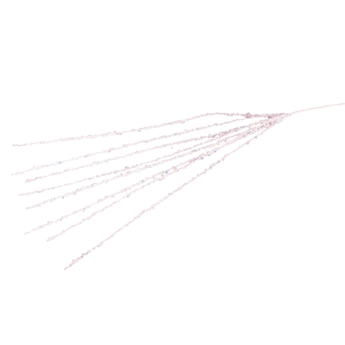 White Sequin Hanging Stem (63cm)