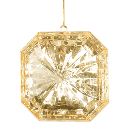 Gold Acrylic Jewel Ornament (13cm)