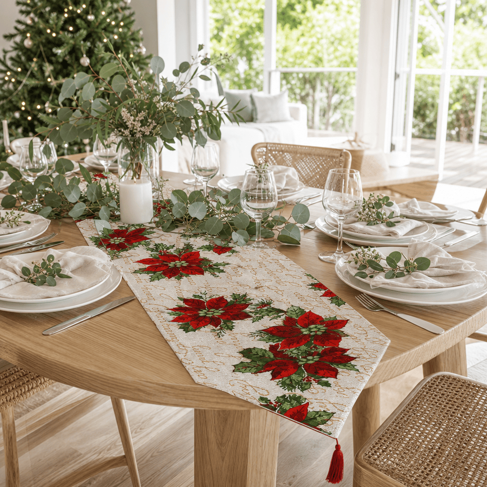 Christmas Tapestry Table Runners (33 x 180cm)