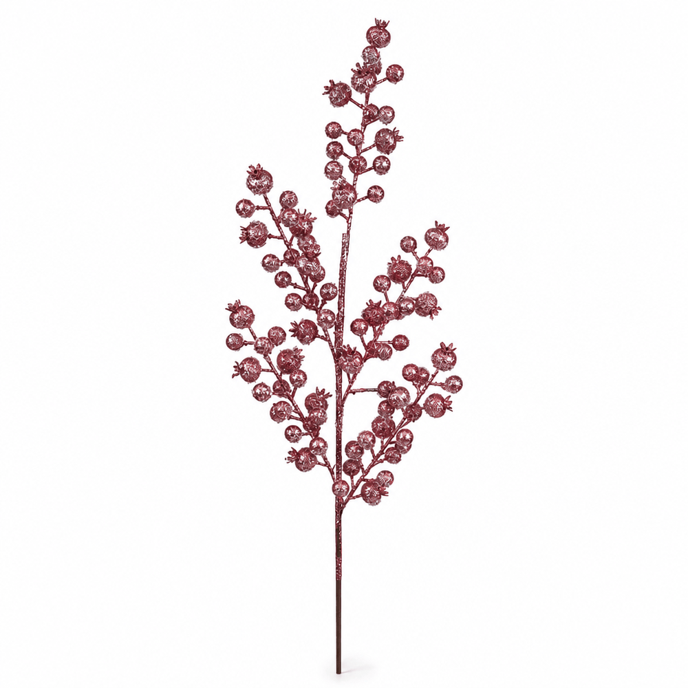 Rose Pink Berry Stem (75cm)