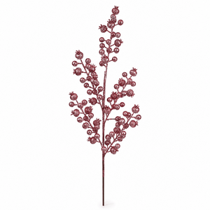 Rose Pink Berry Stem (75cm)