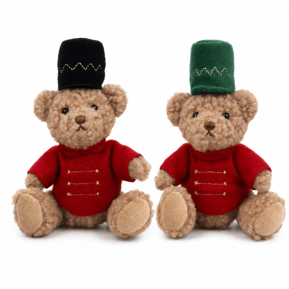 Merry Teddy Bear Nutcracker (12cm)