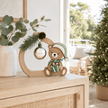 Wooden Teddy Tabletop Deco (15x12.5cm)