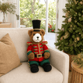 Red Teddy Nutcracker (42cm)