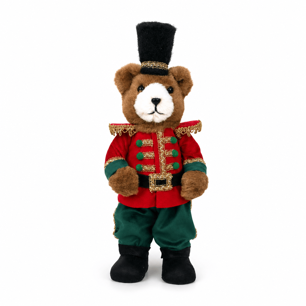 Red Teddy Nutcracker (42cm)